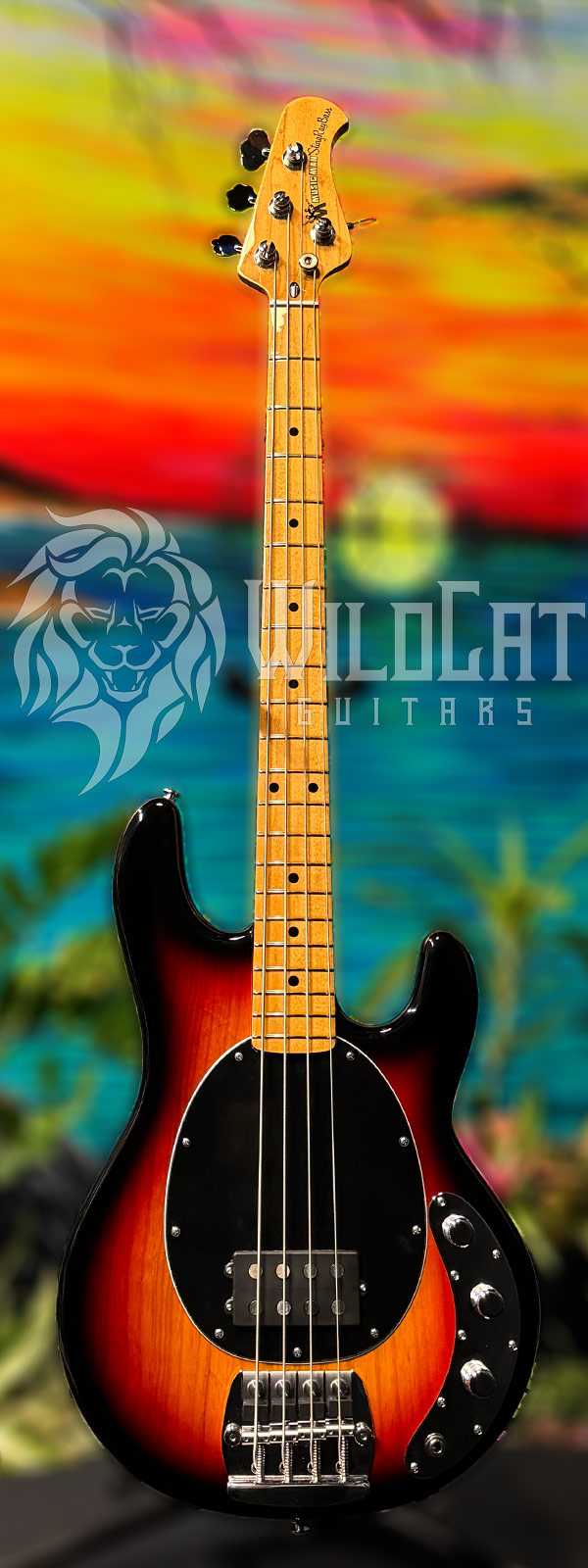 Ernie Ball Music Man Retro ‘70s Stingray 4 String Bass Vintage Sunburst CB00185