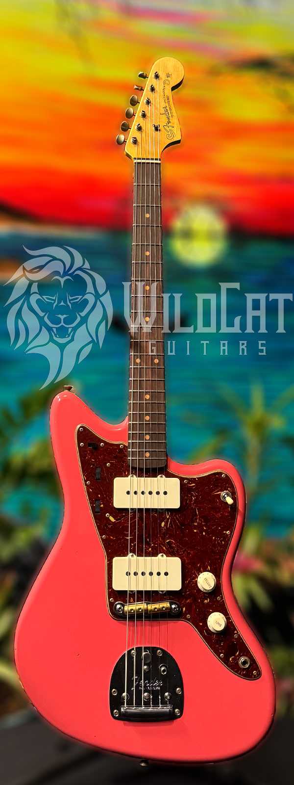 Fender Custom Shop 1962 Jazzmaster Super Faded Fiesta Red CZ577675