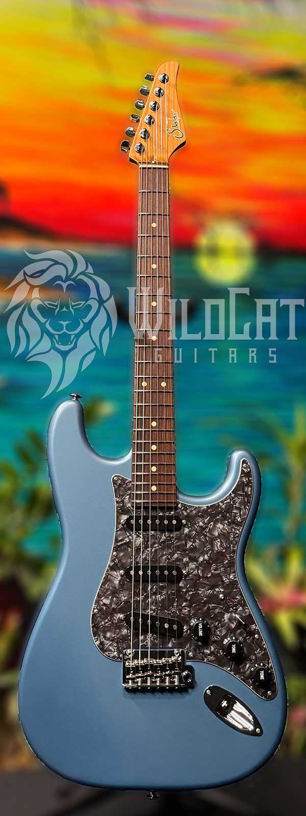 Suhr Custom Classic S Satin Pelham Blue 82886