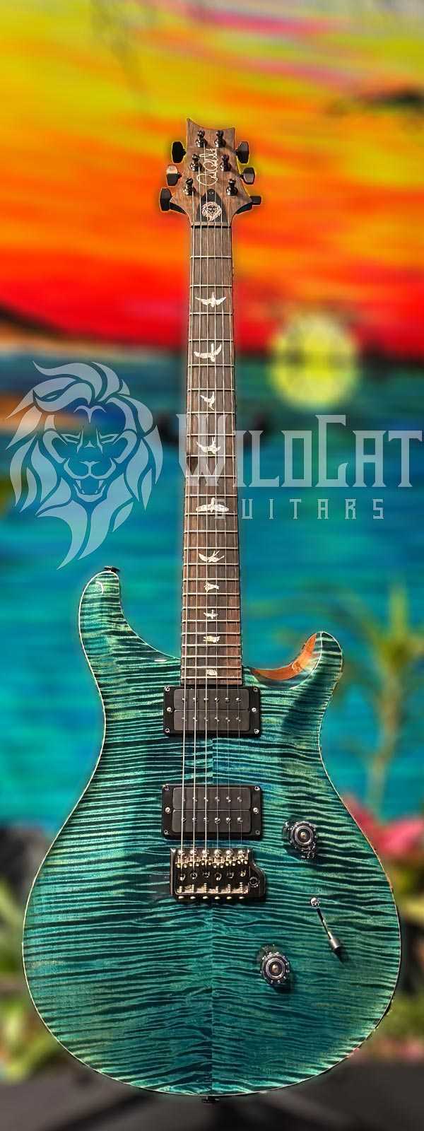 PRS WildCat 5th Anniversary Wood Library Cu24 Laguna Blue 0383640