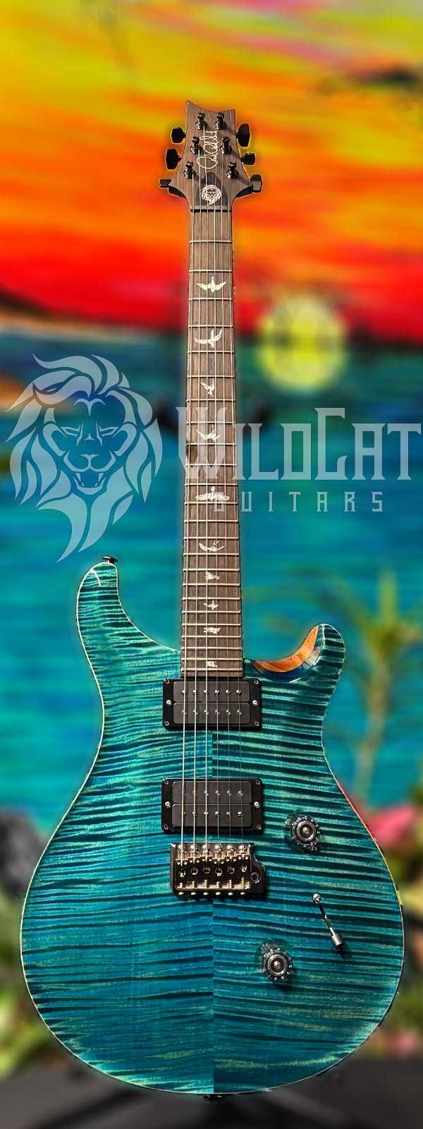 PRS WildCat 5th Anniversary Wood Library Cu24 Laguna Blue 0383643