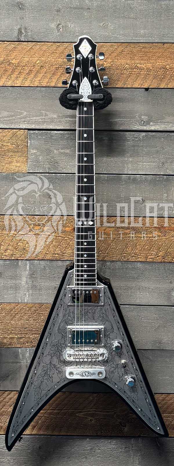 Zemaitis Metal Front MFGV-22 Gloss Black JGA19708