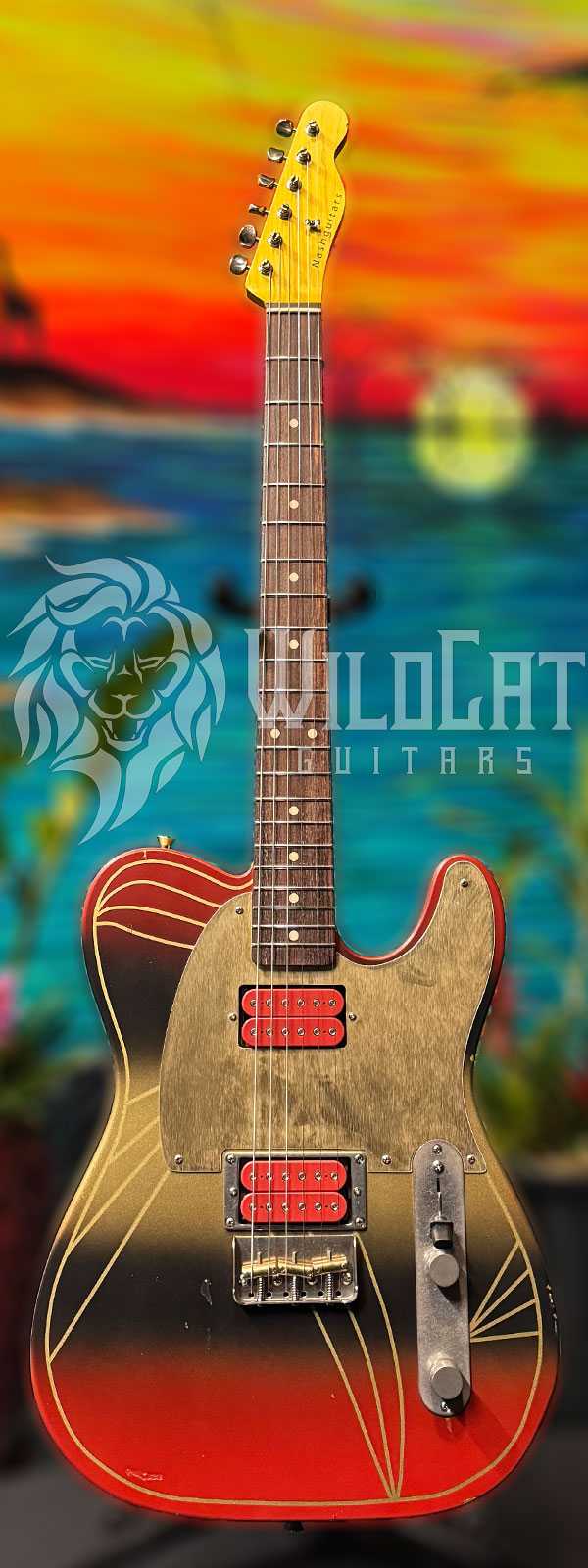 Nash T-2HB Special Gold Pinstripe over Red NG-6020
