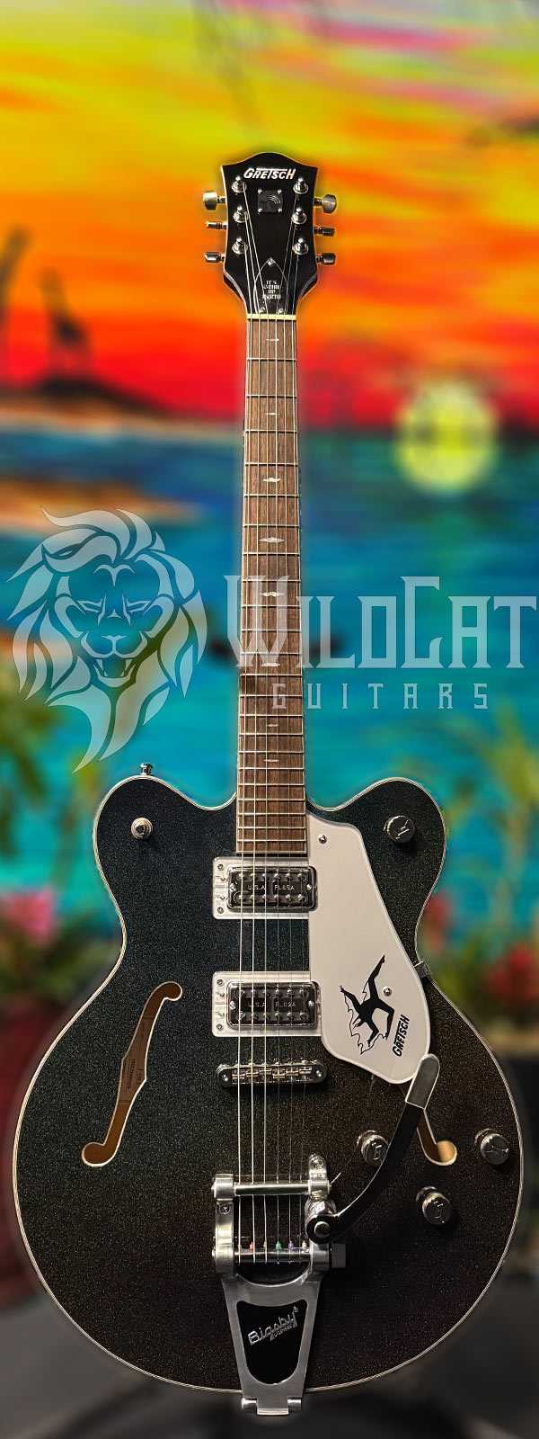 Gretsch Electromatic John Gourley Broadkaster Center Block Iridescent Black C23090456