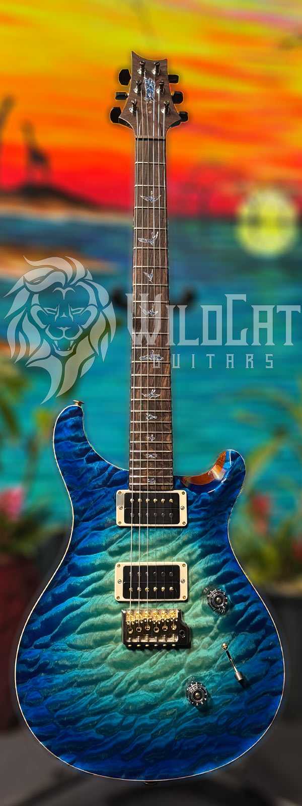 PRS Private Stock 11689 Custom 24 1-Piece Quilt Ocean Mist Glow 0398523