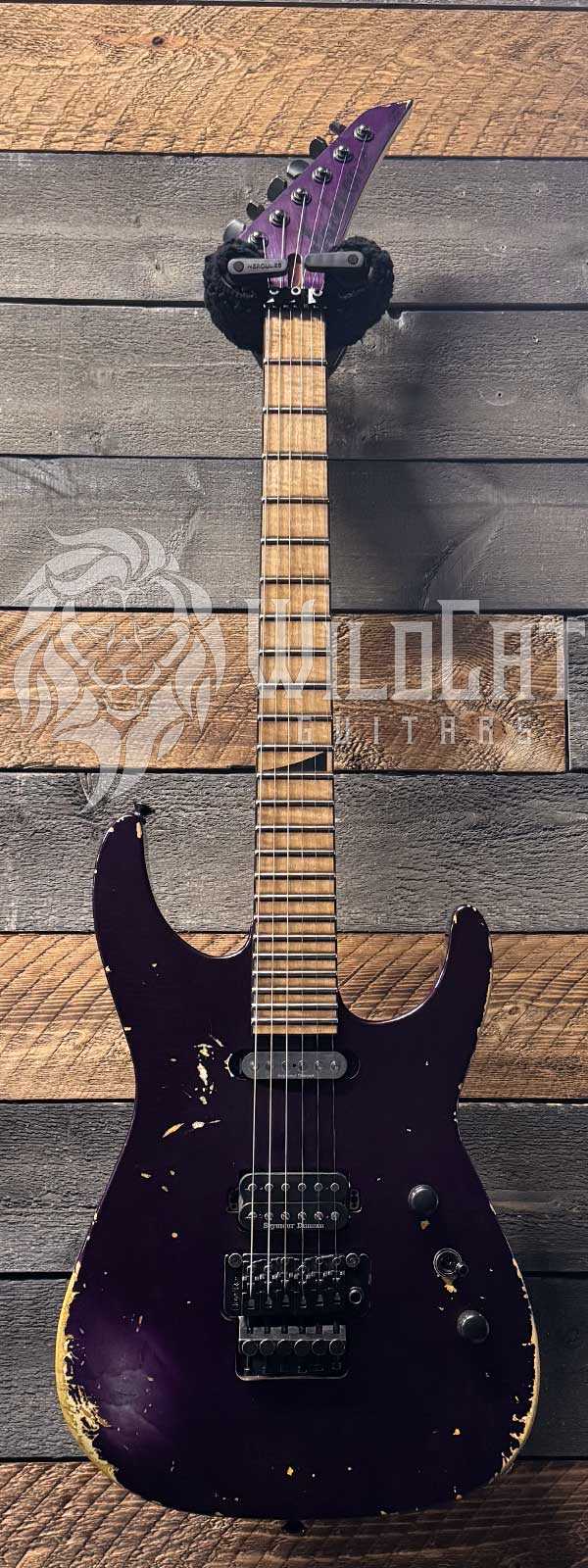 Jackson Custom Shop DK24 HS FRT Heavy Relic Midnight Purple XN010412