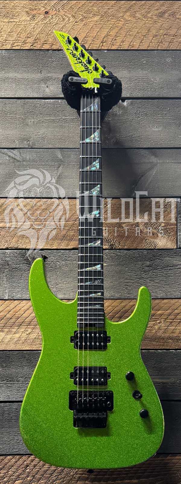 Jackson Custom Shop DK24 2H FRT Gecko Green Sparkle XN010448