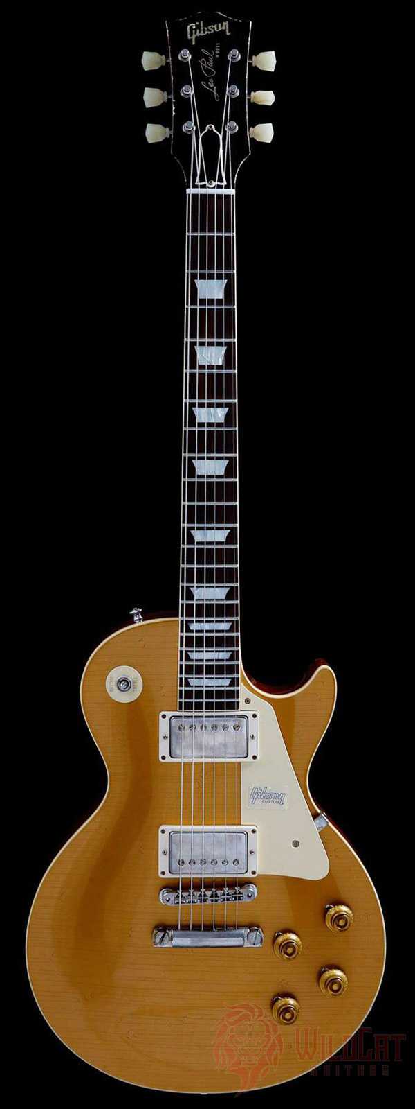 Gibson Custom Shop 1957 Les Paul Goldtop Reissue Aged VOS Brown Back