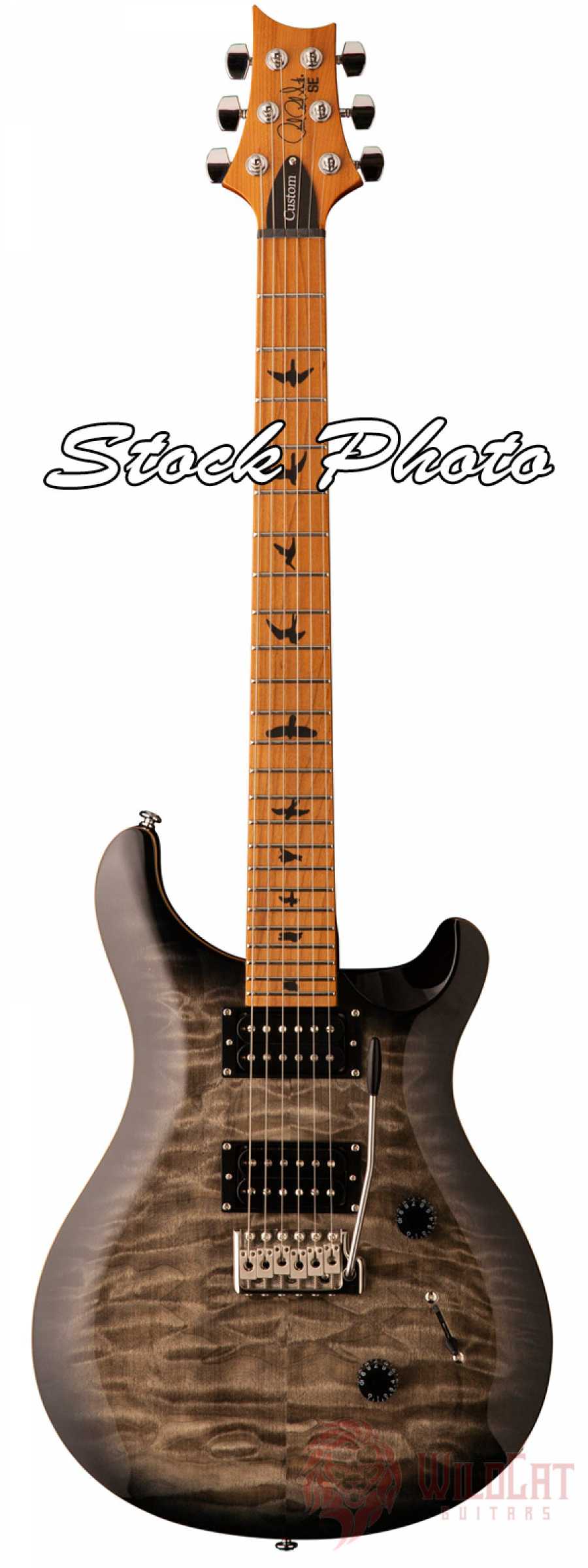 PRS SE Custom 24 Roasted Maple Limited Charcoal Burst - WildCat