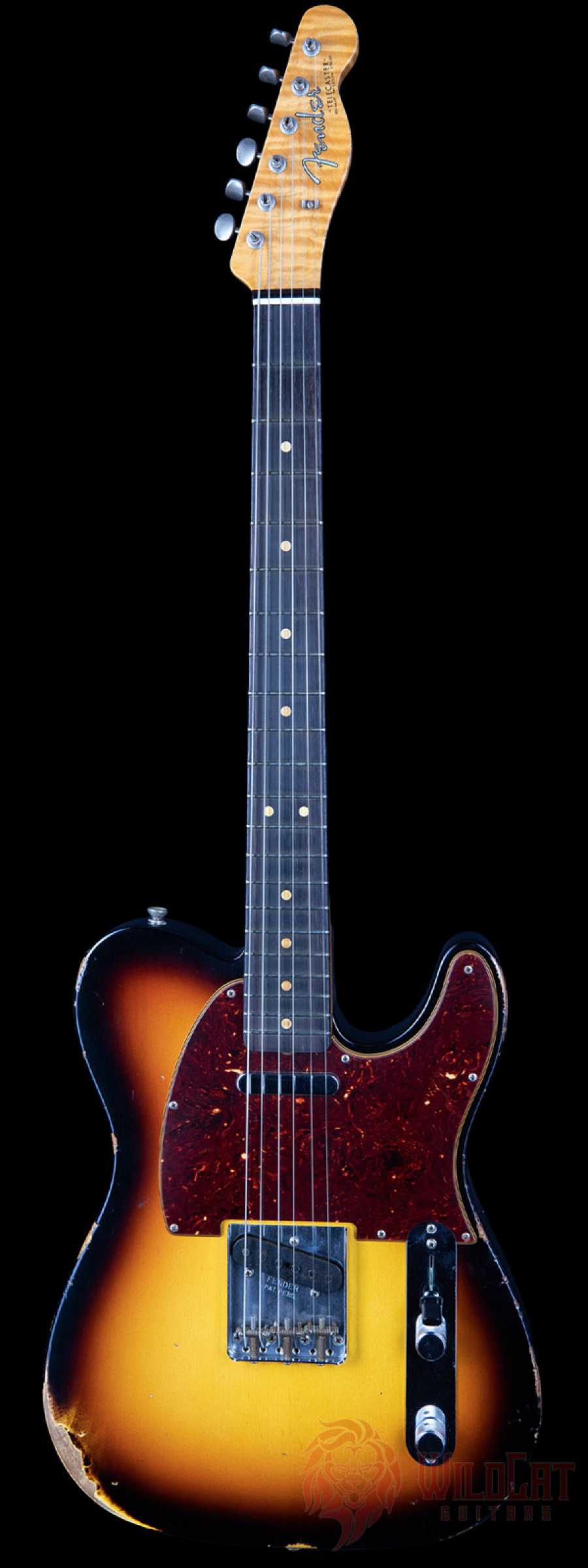 sunburst tele tortoise pickguard