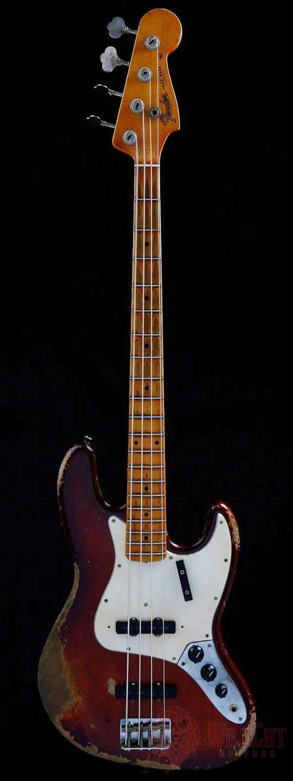 Fender Custom Shop Masterbuilt Vincent Van Trigt 1960s Jazz Bass Heavy Relic Violin Burst