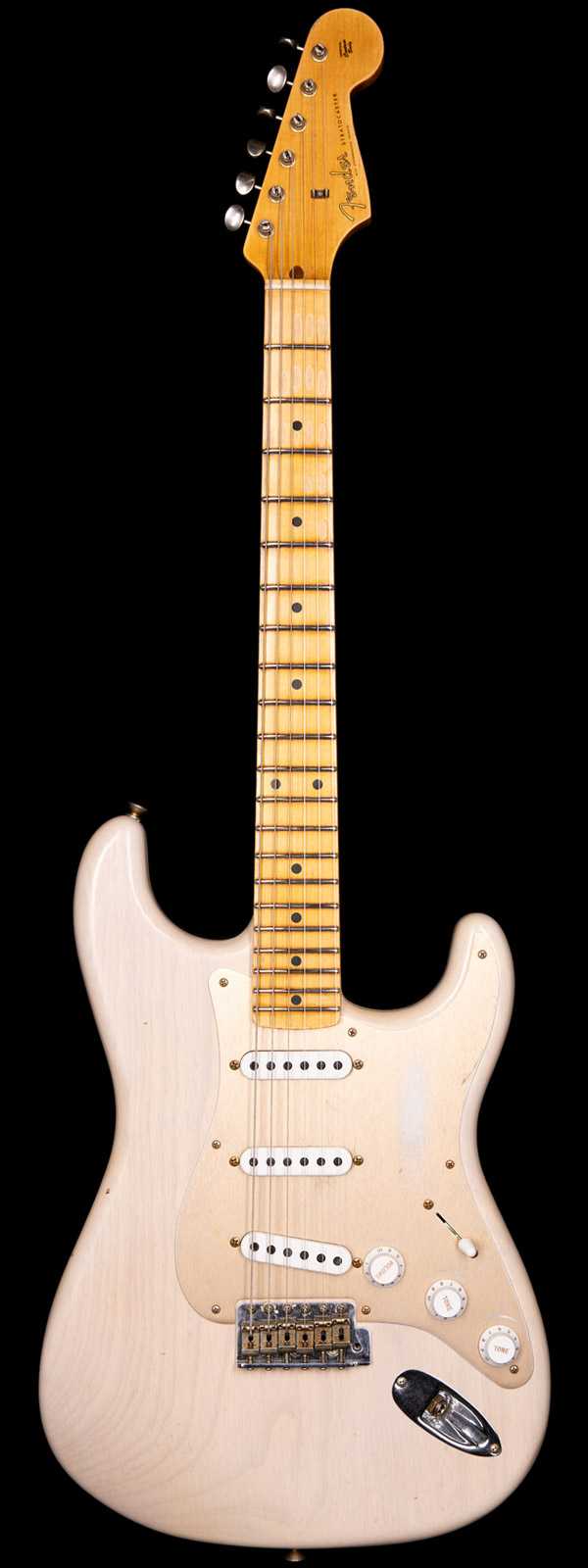 Fender Custom Shop Limited Edition ‘55 Dual-Mag Stratocaster Journeyman Relic Aged White Blonde