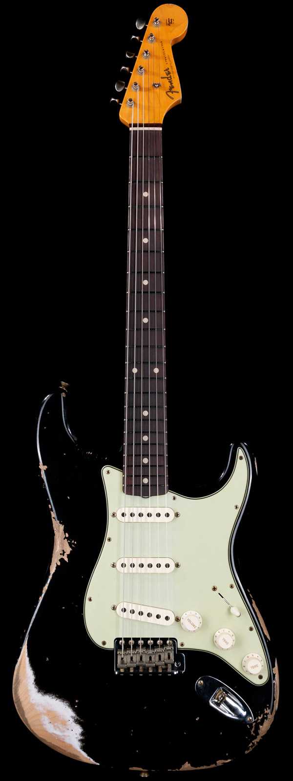 Fender Custom Shop 1961 Stratocaster Heavy Relic Rosewood Board Black