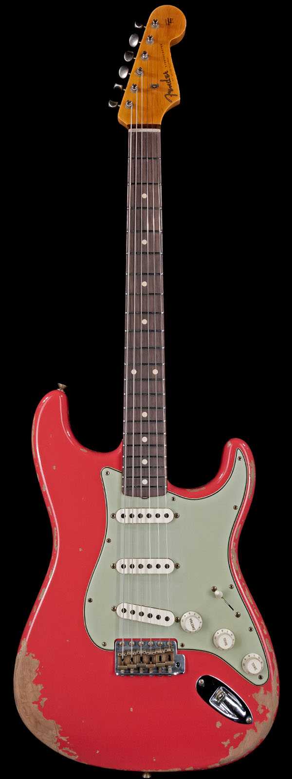Fender Custom Shop 1961 Stratocaster Heavy Relic Fiesta Red