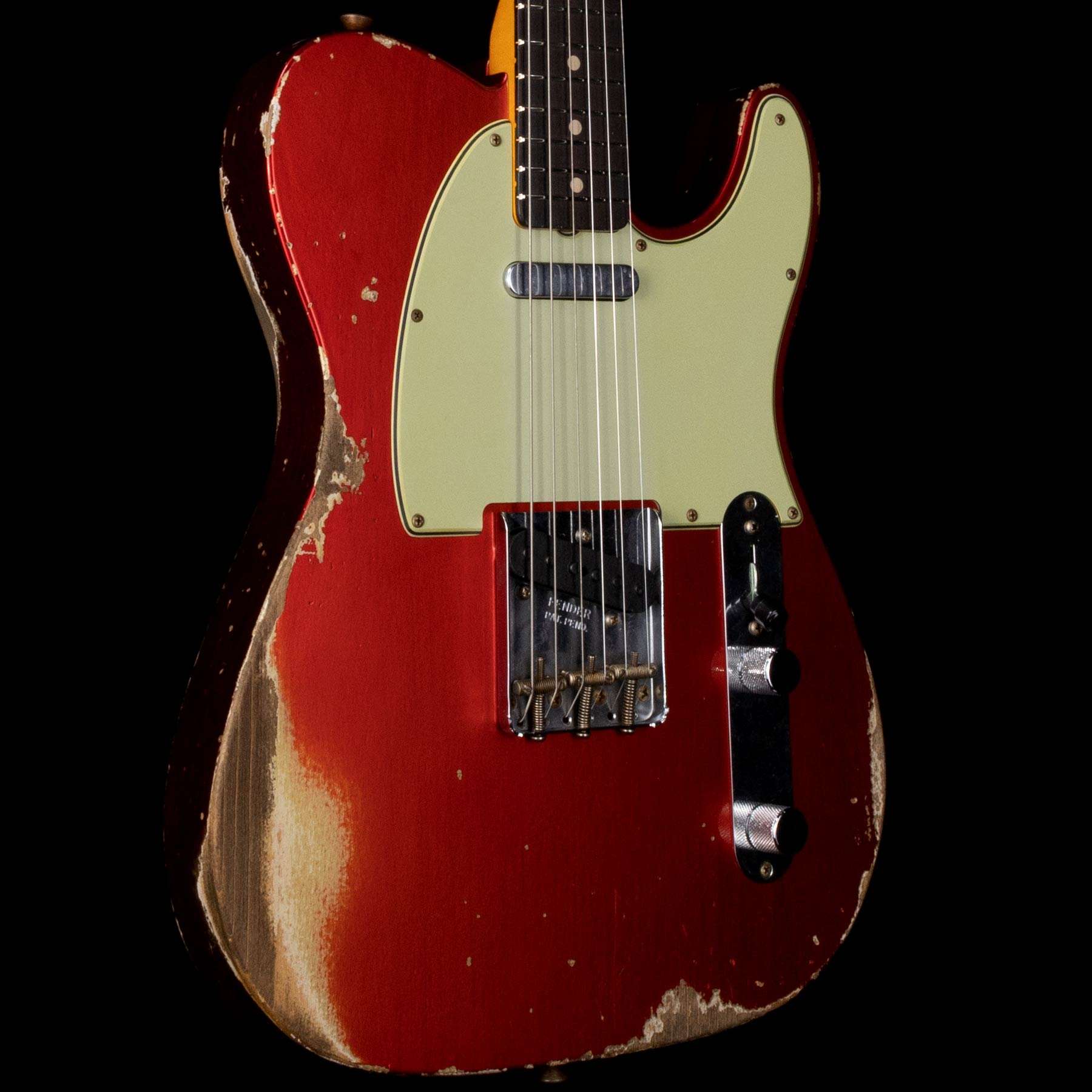 Fender Custom Shop 1963 Telecaster Heavy Relic Rosewood Board Faded ...