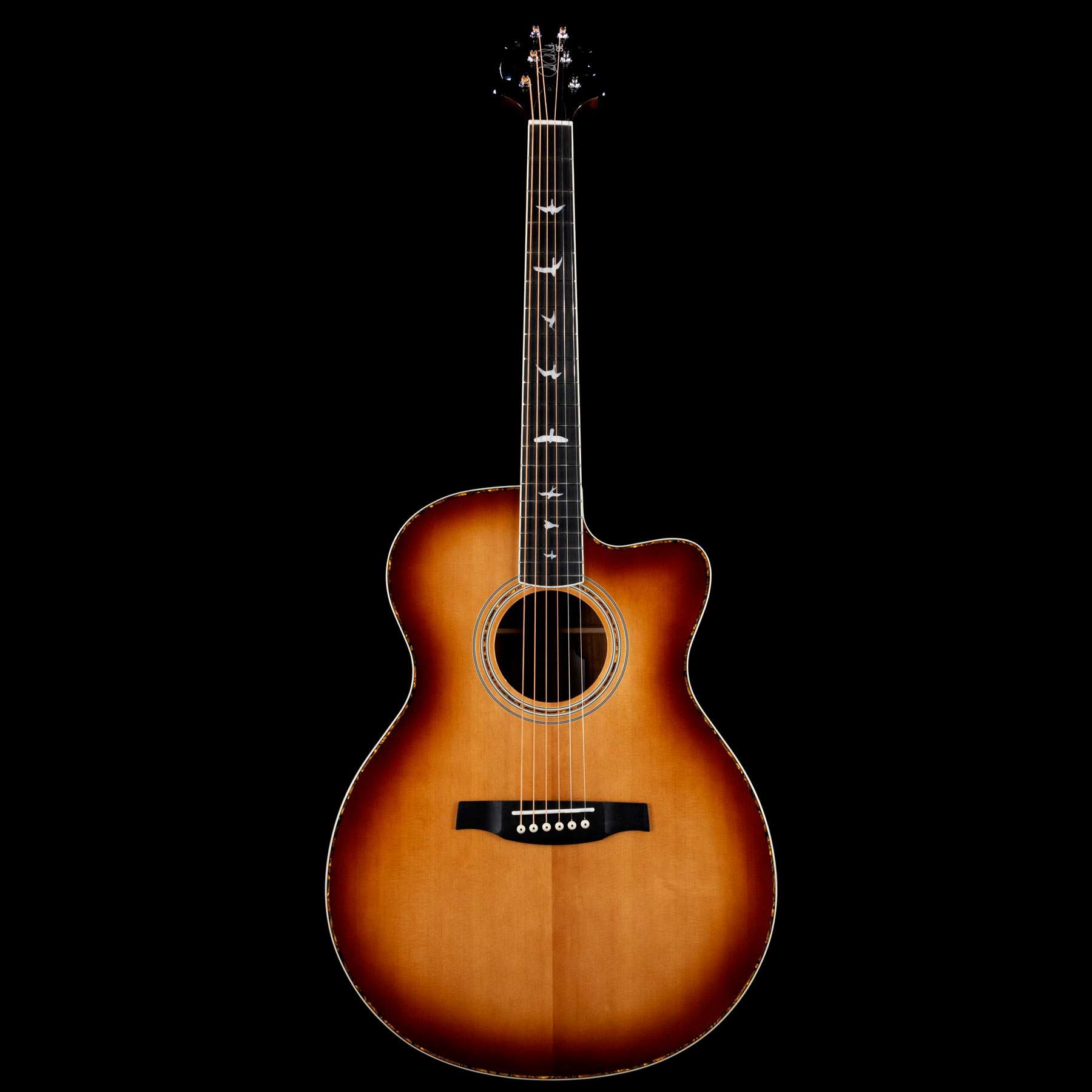 PRS SE A40E Angelus Acoustic-Electric Tobacco Sunburst