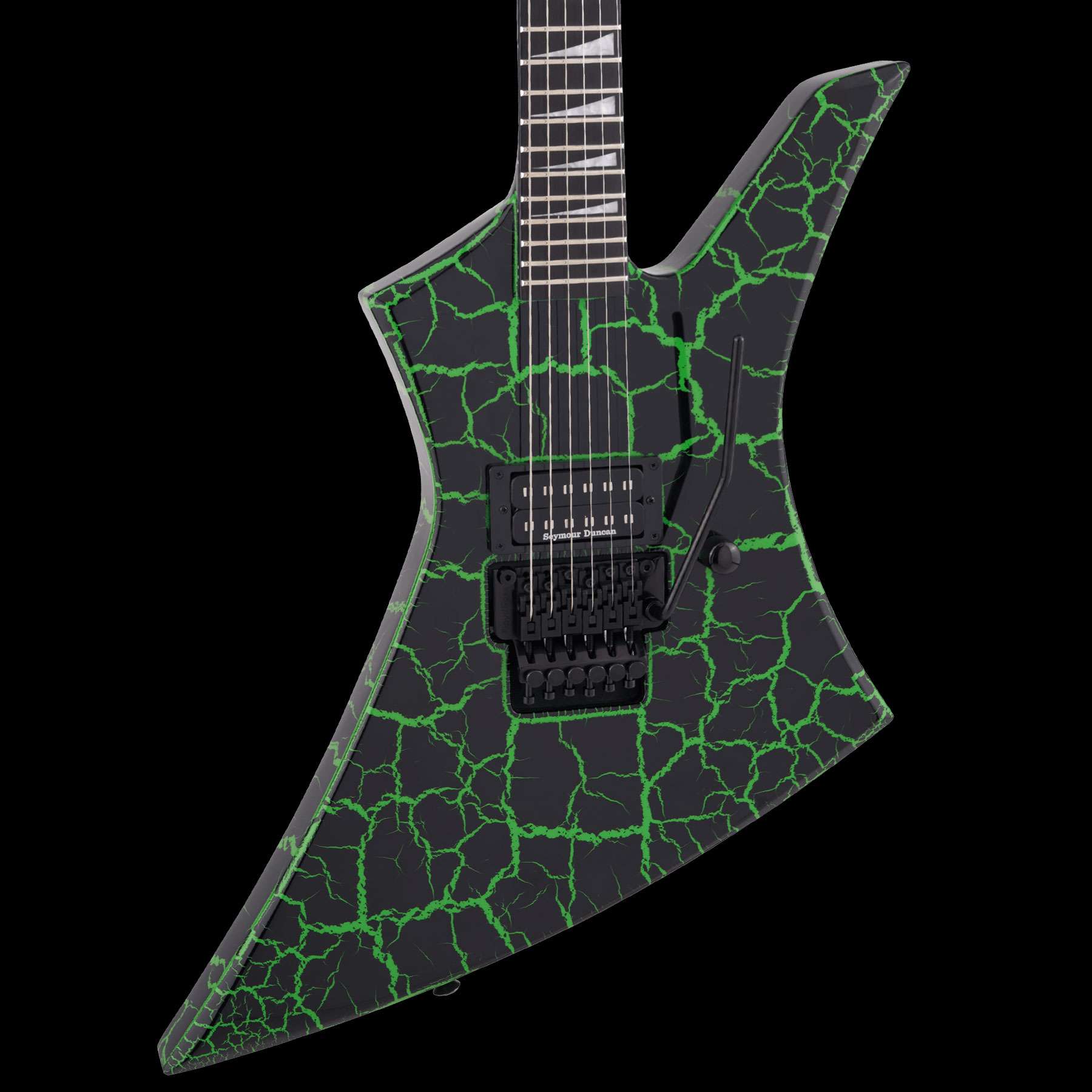 Jackson Pro Series Signature Brandon Ellis Kelly, Green Crackle - Peach  Guitars