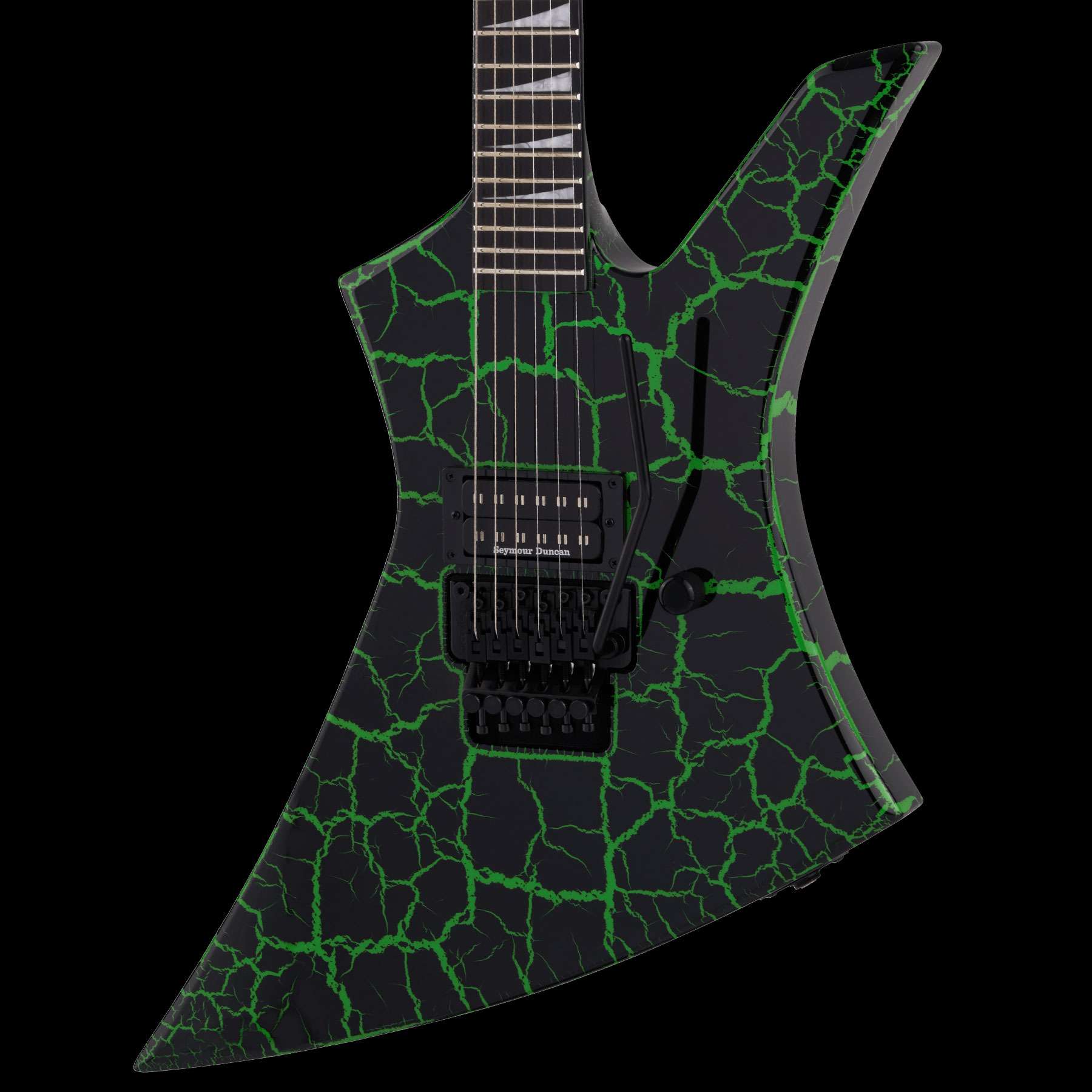 Jackson Pro Series Signature Brandon Ellis Kelly, Green Crackle - Peach  Guitars