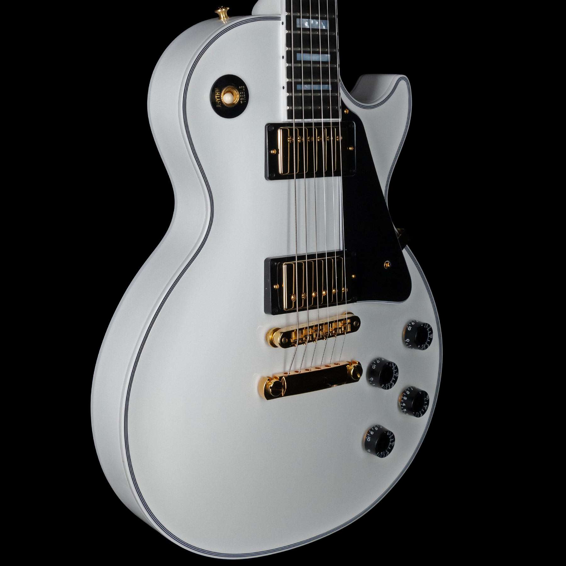 Gibson Custom Shop Les Paul Custom Ebony Fingerboard Gloss Alpine White ...