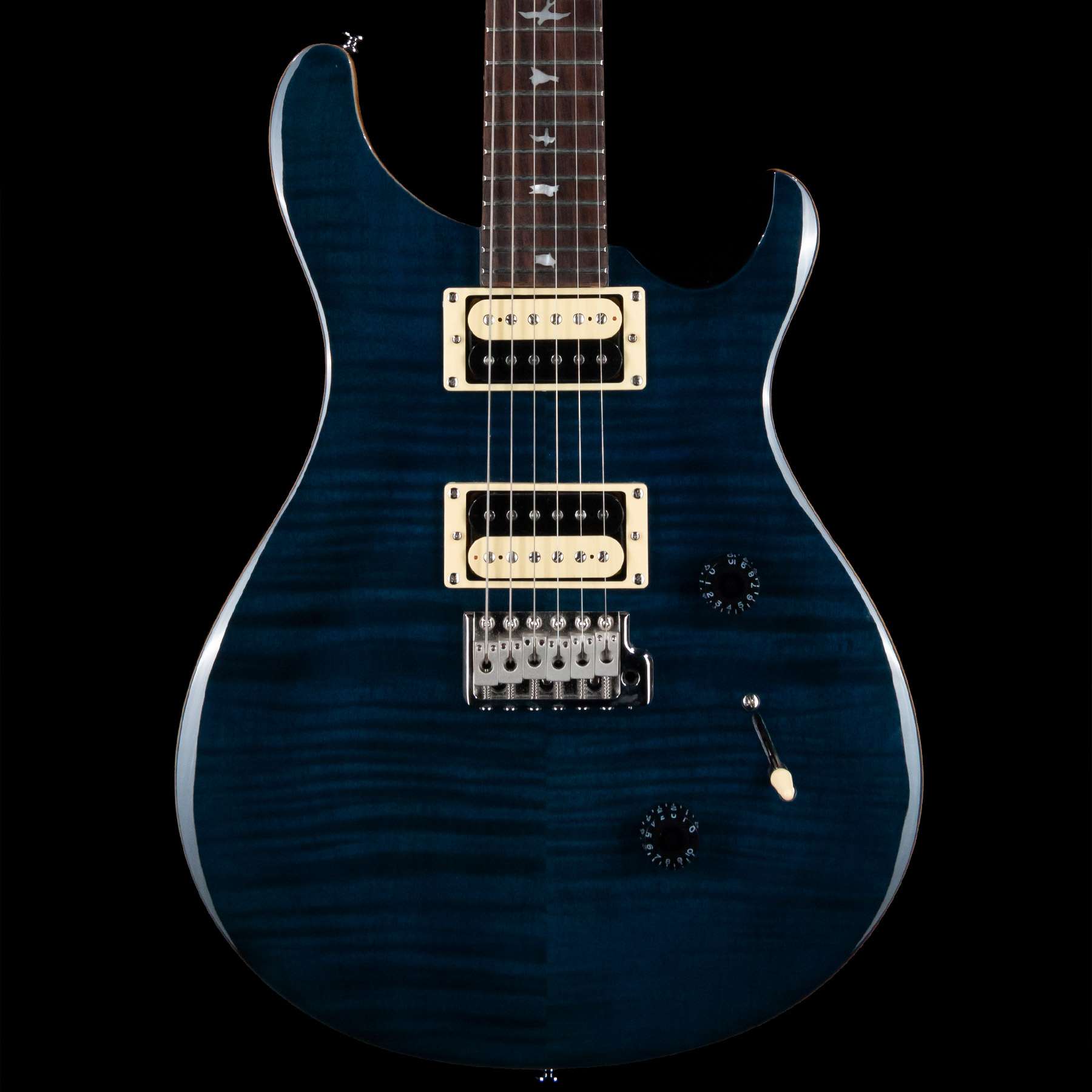 PRS SE Custom 24 Wide Thin Neck Carve Whale Blue