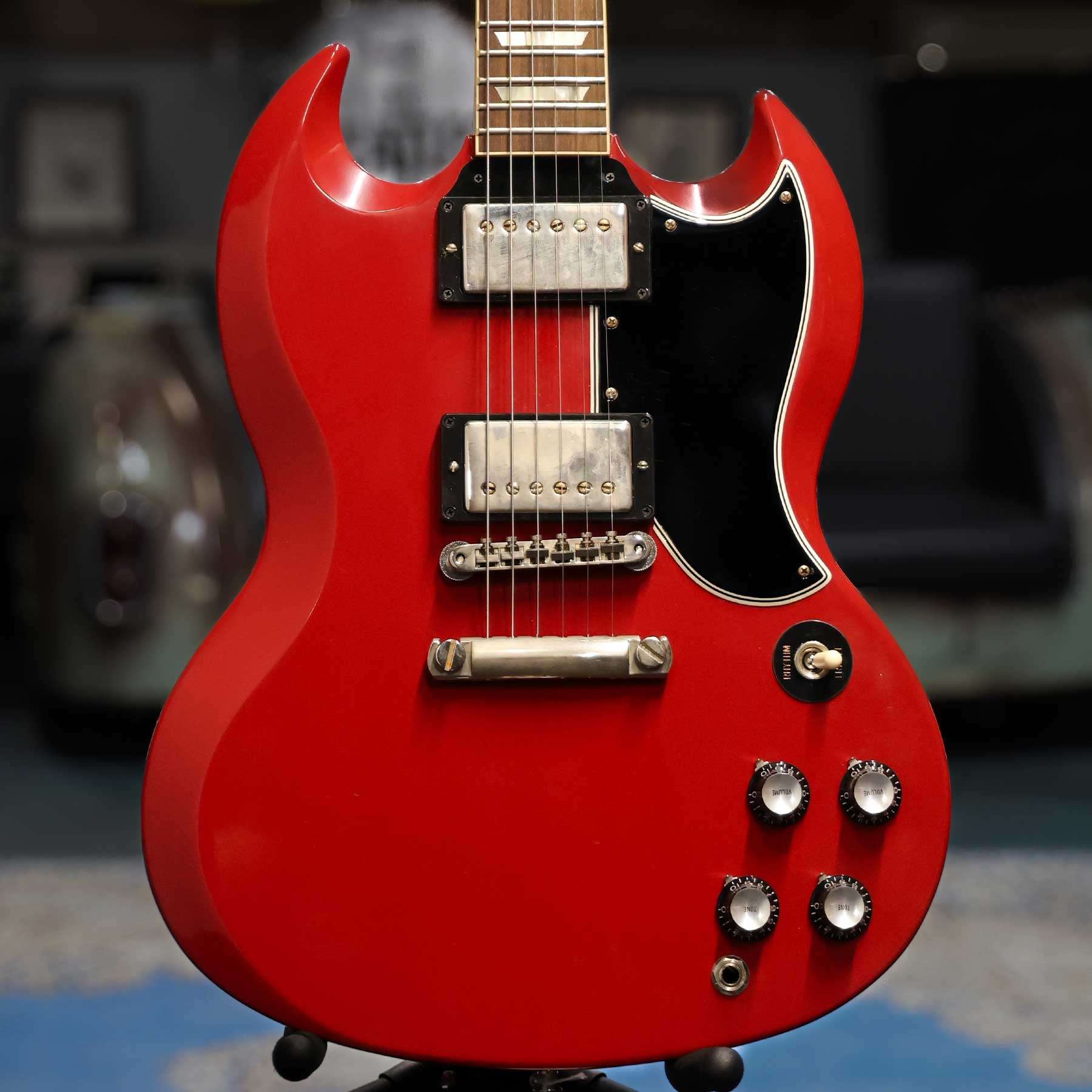 Gibson Custom Shop Made 2 Measure SG Standard Cardinal Red Stop Bar VOS NH - WildCat Guitars