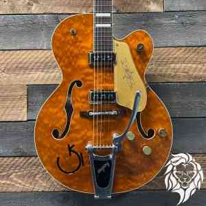 Gretsch G6120TGQM-56 LTD Quilt Classic Chet Atkins Roundup Orange JT24040964