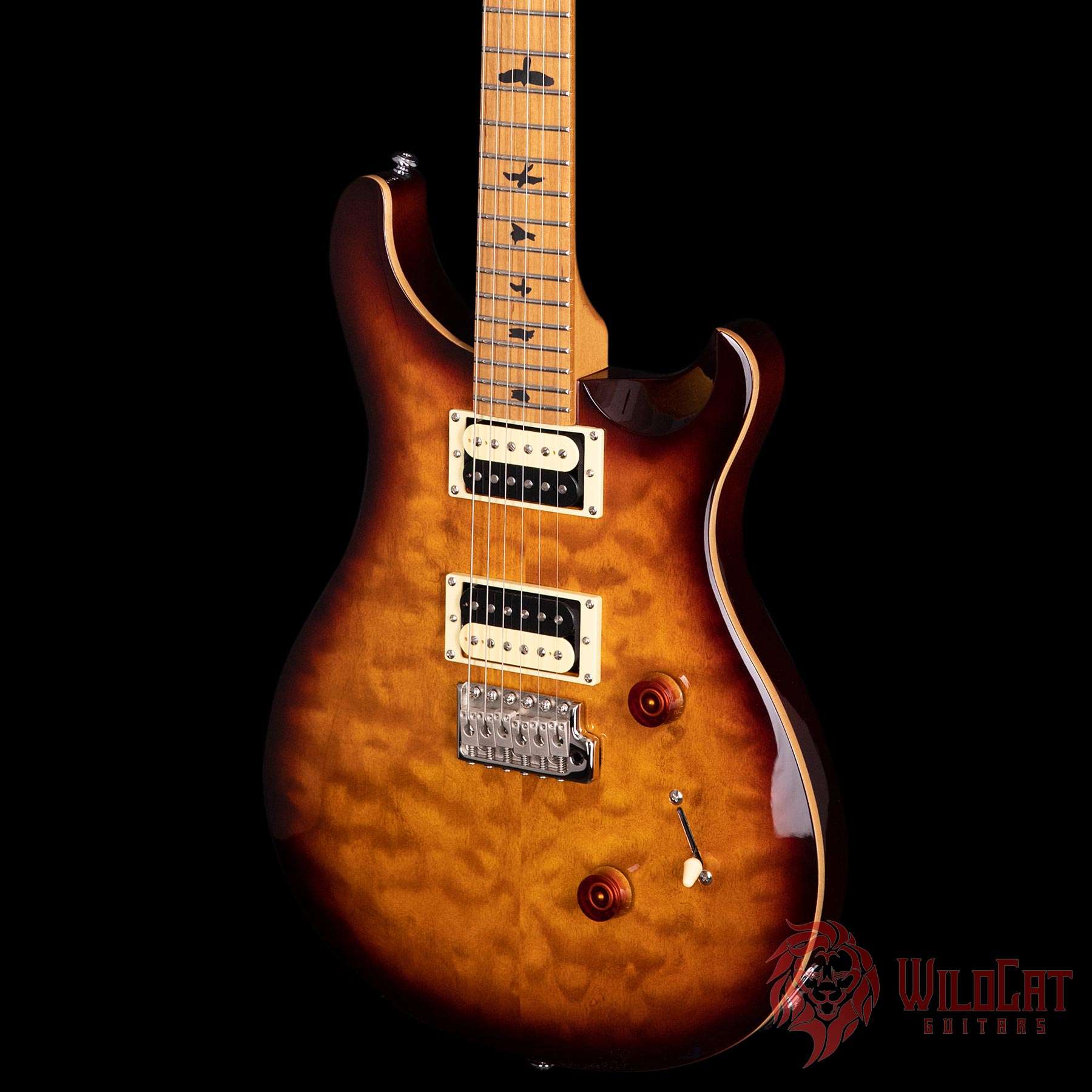 Prs Se Custom 24 Roasted Maple Limited Tobacco Sunburst Wildcat Guitars